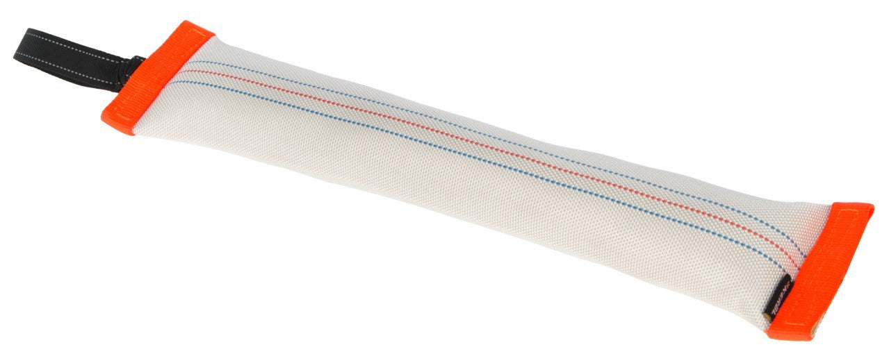 Producten trainingsdummy met lus wit oranje 30 x 8 5 cm