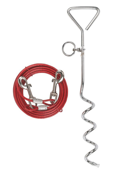 Producten aanlegspiraal 8mm x 40cm met looplijn 5mm x 6m