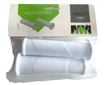 Mm producten handvat rond wit 2 stuks