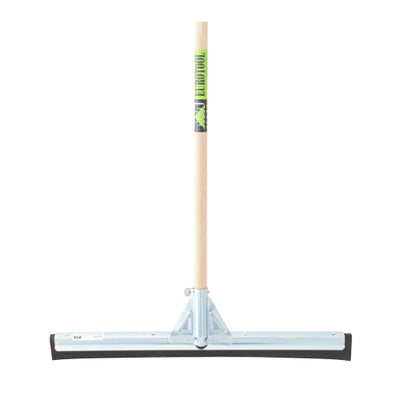 Mm eurotool producten vloertrekker metaal 55cm waterrand stokverst mm steel 150cm