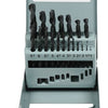 Producten boorset 19 delig hss stalen cassette