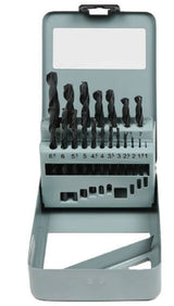 Producten boorset 19 delig hss stalen cassette - afbeelding 1