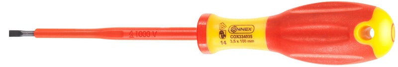 Connex producten schroevendraaier plat 35x100 geisoleerd 1kv1c