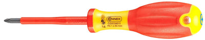 Connex producten schroevendraaier kruis pz1 80mm geisoleerd 1kv 1c