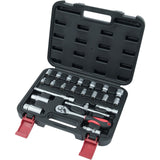 Connex producten dopsleutelset profi 3 8 22 delig - afbeelding 1