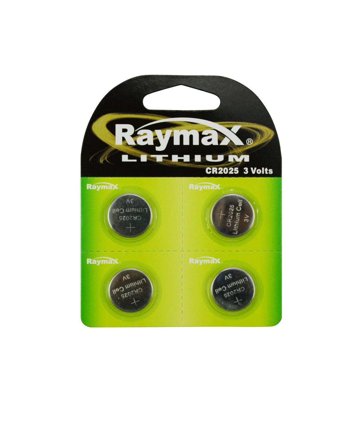 Raymax producten knoopcel batterij 3v cr2025 4 stuks