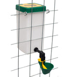 Olba producten kuiken drinkfles met drinkcup 1 l naturel incl beugel - afbeelding 1