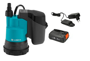 Gardena producten accu dompelpomp 2000 2 clear 18v p4a set
