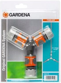 Gardena 3-wegset 13 mm 1 2 (1 2 ) slangstuk (grijs oranje, 18287-20)