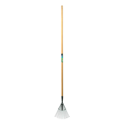 Mm eurotool producten gazonhark mm prof 14tds rond met steel 160cm