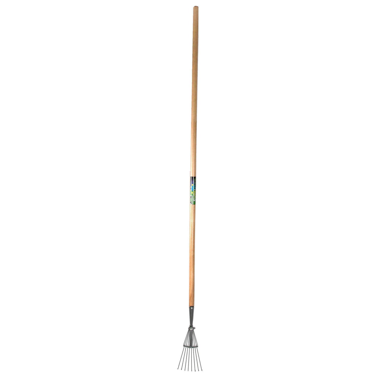 Mm eurotool producten gazonhark mm prof 8tds rond met steel 160cm