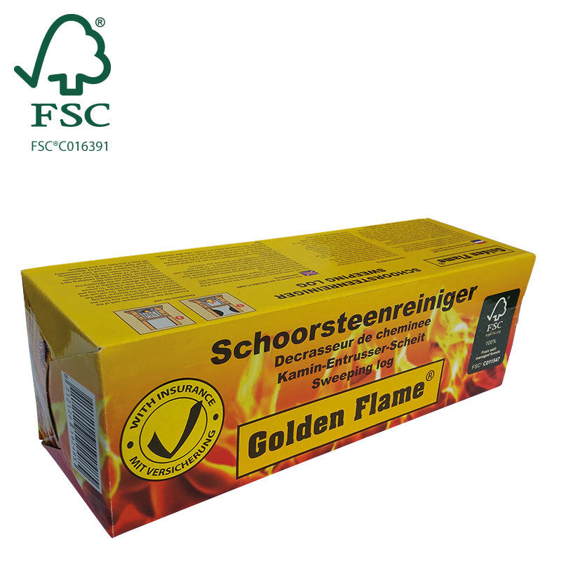 Producten schoorsteenreiniger met brandverzekering fsc