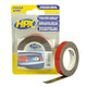 Hpx producten dubbelzijdig acryl tape hsa powerbond antraciet 12mm x 2m