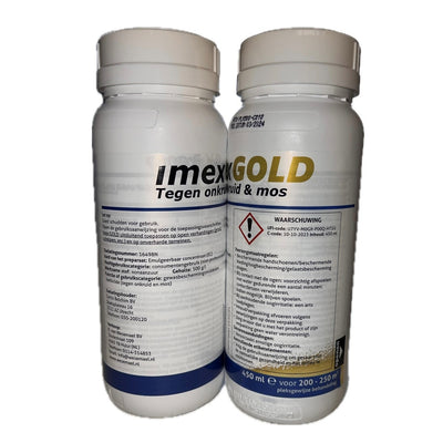 Producten imex gold tegen onkruid en mos 450ml