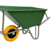 Mm producten kruiwagen 160liter poly verz onderstel ged 1 nml wiel
