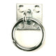 Producten muurplaat met ring 8mm rvs per stuk gelabeld