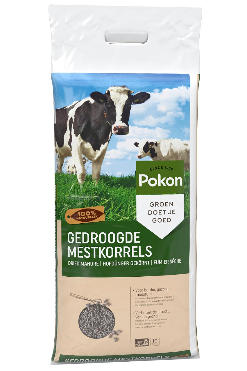 Pokon producten gedroogde mestkorrel 10kg