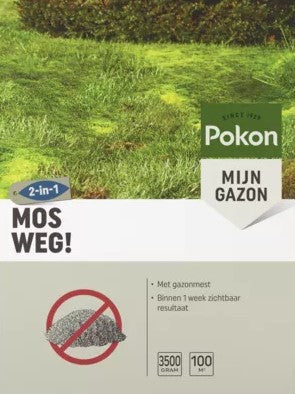 Pokon producten mos weg 3 5kg voor 100m2