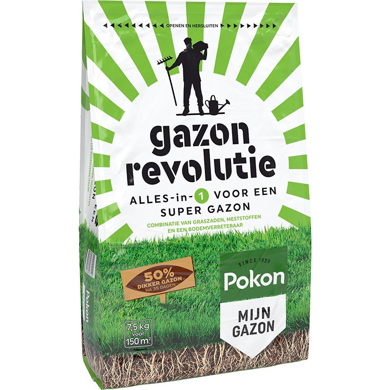 Pokon producten gazon revolutie 7 5kg voor 150m2