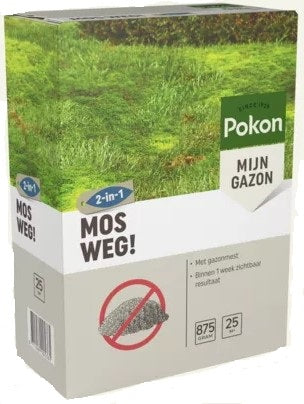 Pokon producten mos weg 875gr voor 25m2