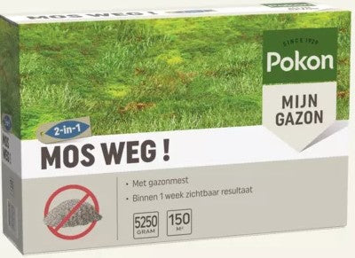 Pokon producten mos weg 5 25kg voor 150m2
