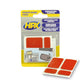 Hpx producten dubbelzijdig acryl tape hsa powerbond pads antraciet 4 st