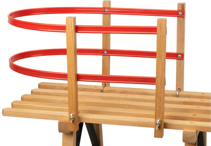 Producten ruggensteun kunststof voor houten slede
