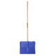 Mm eurotool producten sneeuw voerschep mm groot kunststof blauw steel 130cm
