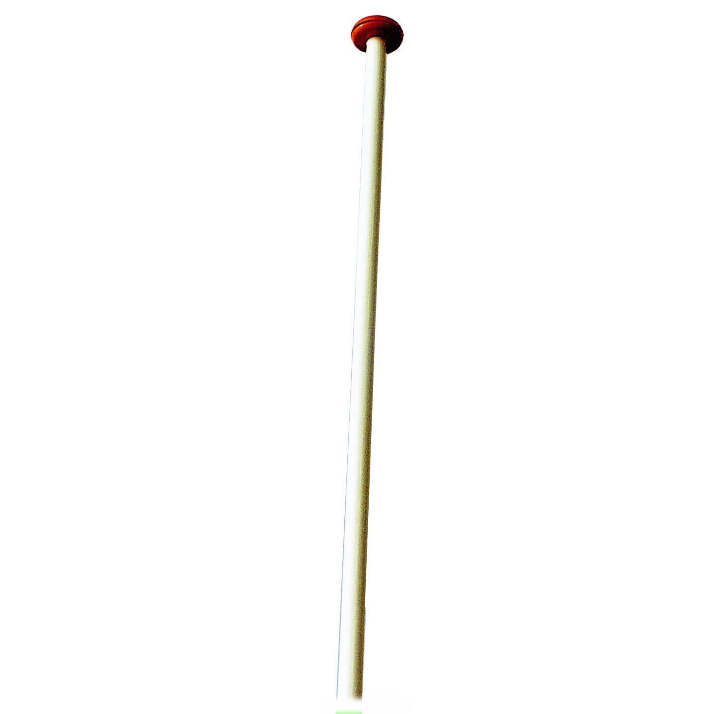 Producten vlaggenstok 200cm met oranje knop
