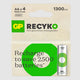 Gp producten batterij oplaadbaar aa 1300mah x4st