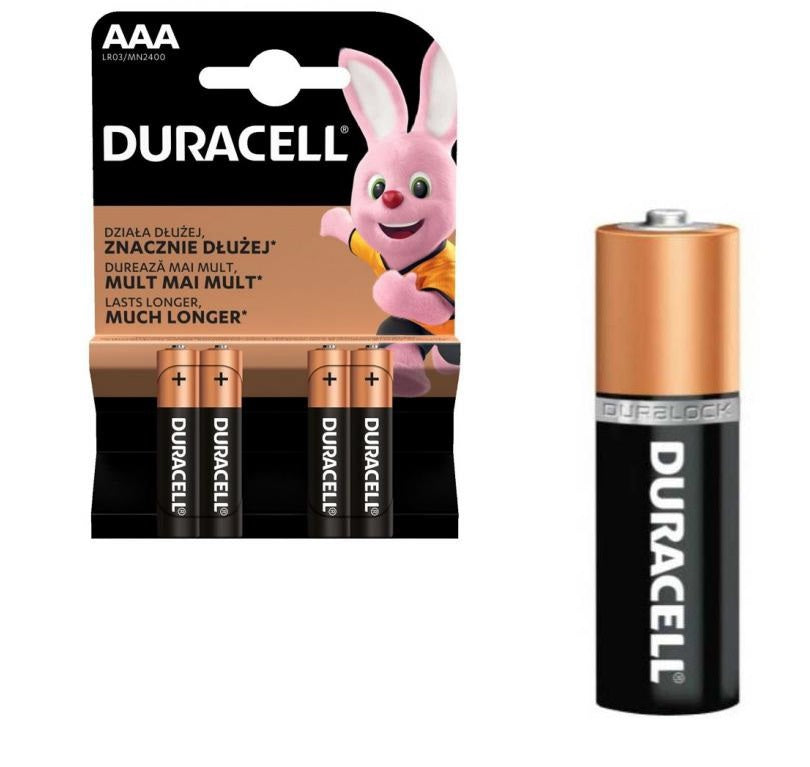 Plus Alkaline batterij AAA per 4 stuks oranje zwart