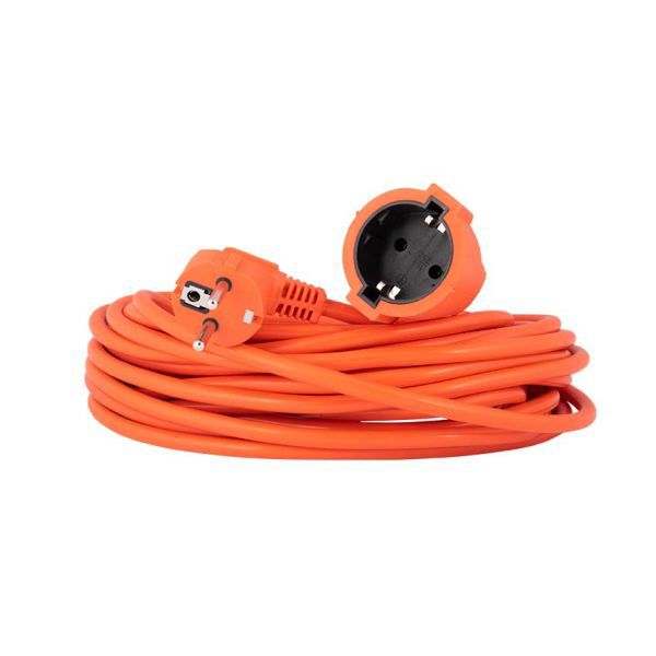Mm producten verlengsnoer tuinsnoer oranje 20meter