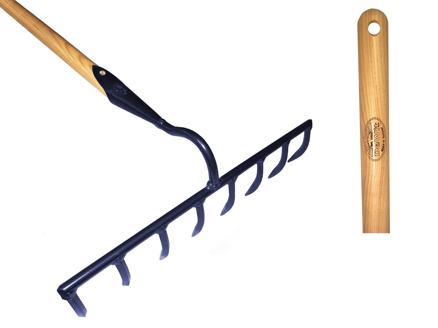 De wit producten bouwhark essen steel 1700mm dewit