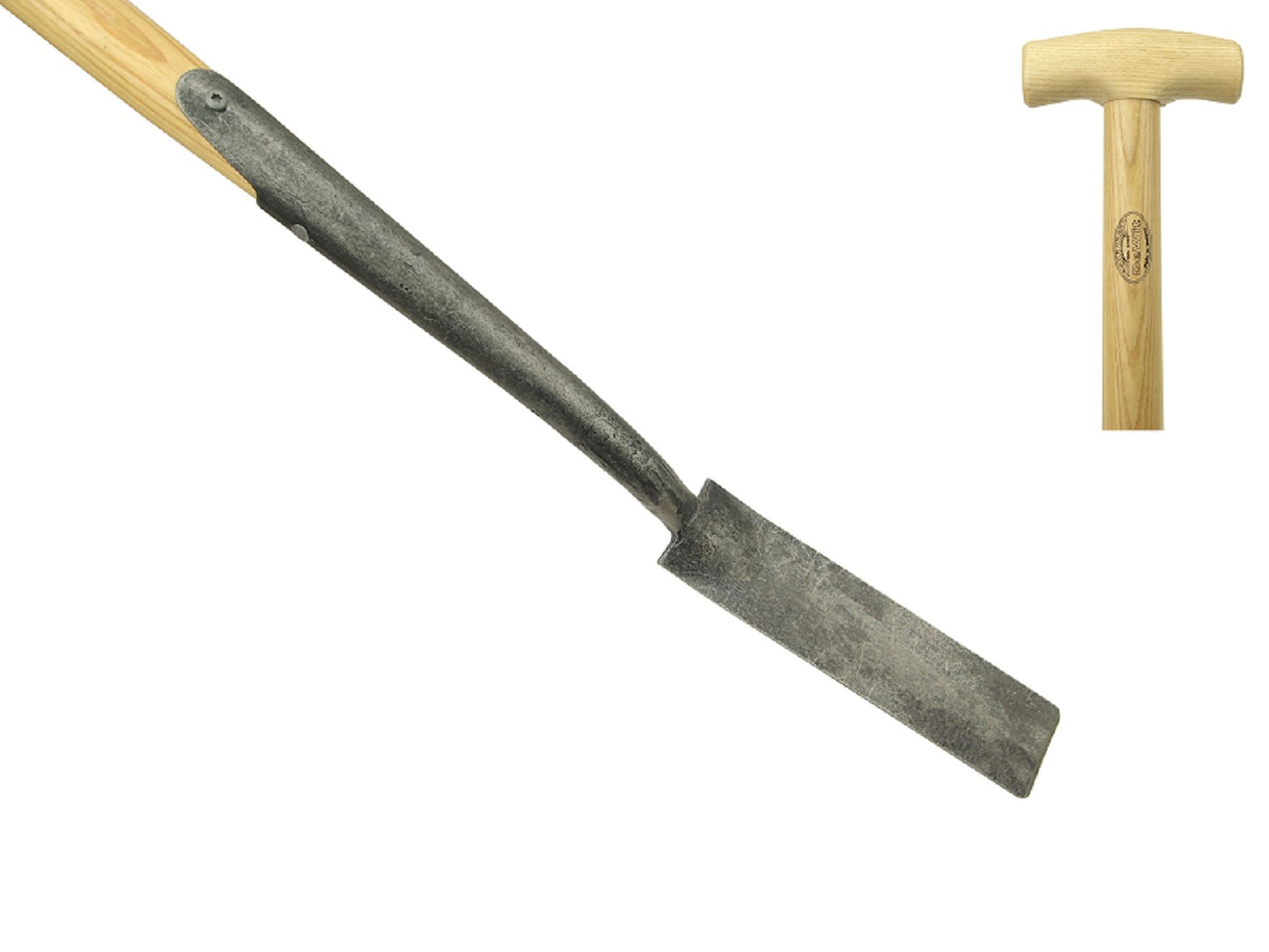 De wit producten zwanehals bandschep 60mm met lip essen steel 750mm dewit