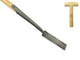 De wit producten zwanehals bandschep 60mm met lip essen steel 750mm dewit