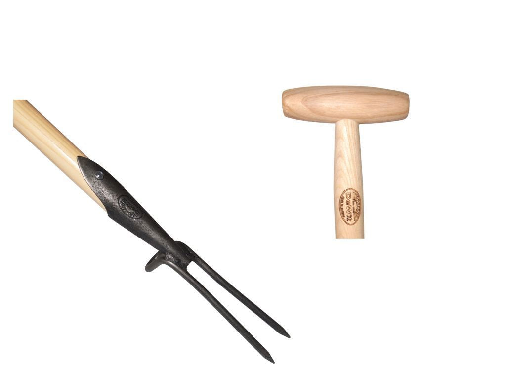 De wit producten wiedvork 2 tands essen t steel 80cm dewit
