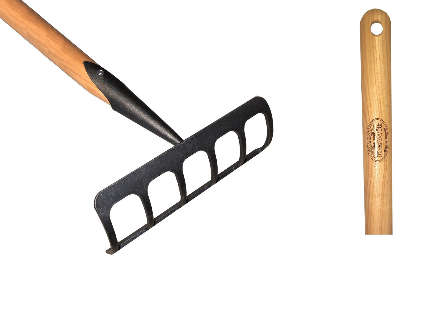 De wit producten schoffelhark 20cm essen steel 170cm dewit