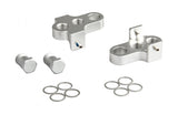 Mirage crankverkorters met rvs bouten aluminium t6 zilver - afbeelding 1