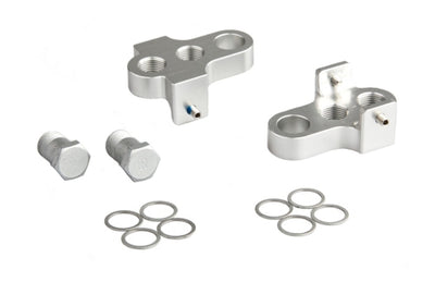 Mirage crankverkorters met rvs bouten aluminium t6 zilver