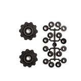 derailleurwieltjes 10 tanden 8S zwart 2 stuks - afbeelding 1