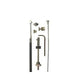 Kabelset Elvedes Trommelrem 1.70M 2.35M Rvs Zwart