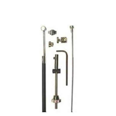 remkabel set voor trommelrem 1350 1000 mm zwart zilver