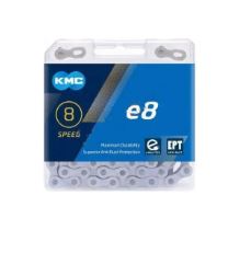 Kmc ketting e-bike e8 etp 8-speed 122 links 1 2 x 3 32 zilver