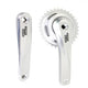 SunRace crankstel 33T, cranklengte 170mm. zilver, aluminium, spieloos