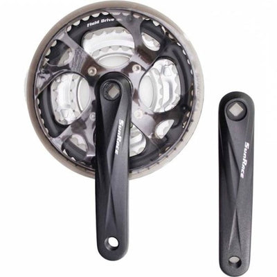 Sunrace - SunRace crankstel FCM300 -5mm 28-38-48 170mm m CG zw zi