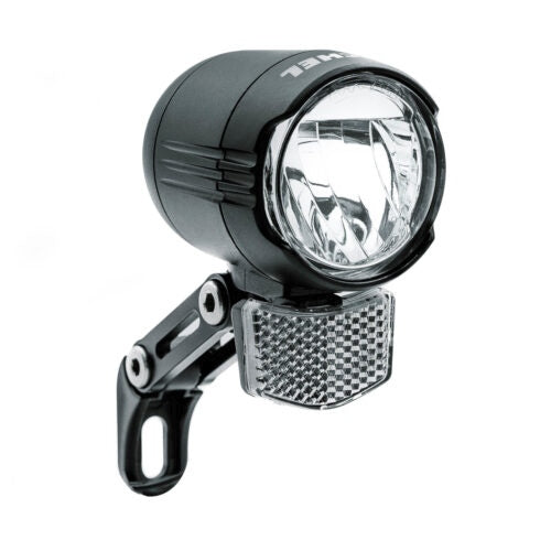 Buchel led voorlicht koplamp b r shiny 120 lux e-bike 6-48v in doosje
