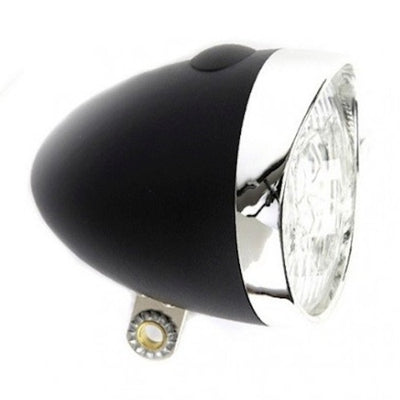 Koplamp LED. incl. batterij zwart 3 LEDs (werkplaatsverpakking)