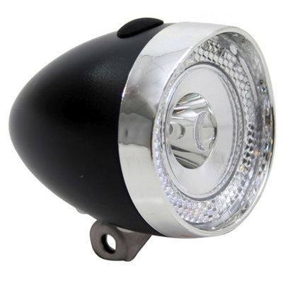 Union koplamp UN-4955 Retro mini batterij zwart op kaart