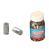 kabelhoedjes messing 5 mm zilver 200 stuks - afbeelding 1