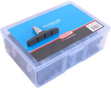 remblokken V-brake 72 x 15 mm zwart 50 stuks - afbeelding 1